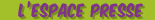 lien vers l'espace presse