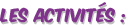 titre: activités
